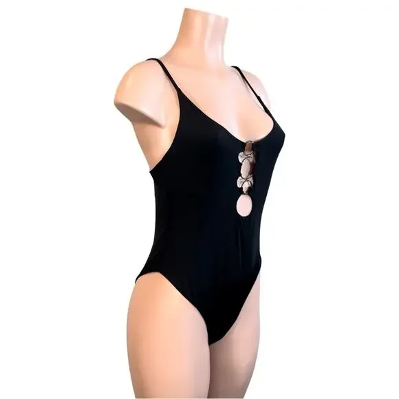 BEACH BUNNY Katrina Full One Piece swimsuit SZ XL $228